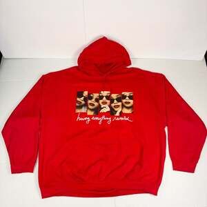 HER Having Everything Revealed Red Men Graphic Hoodie XL